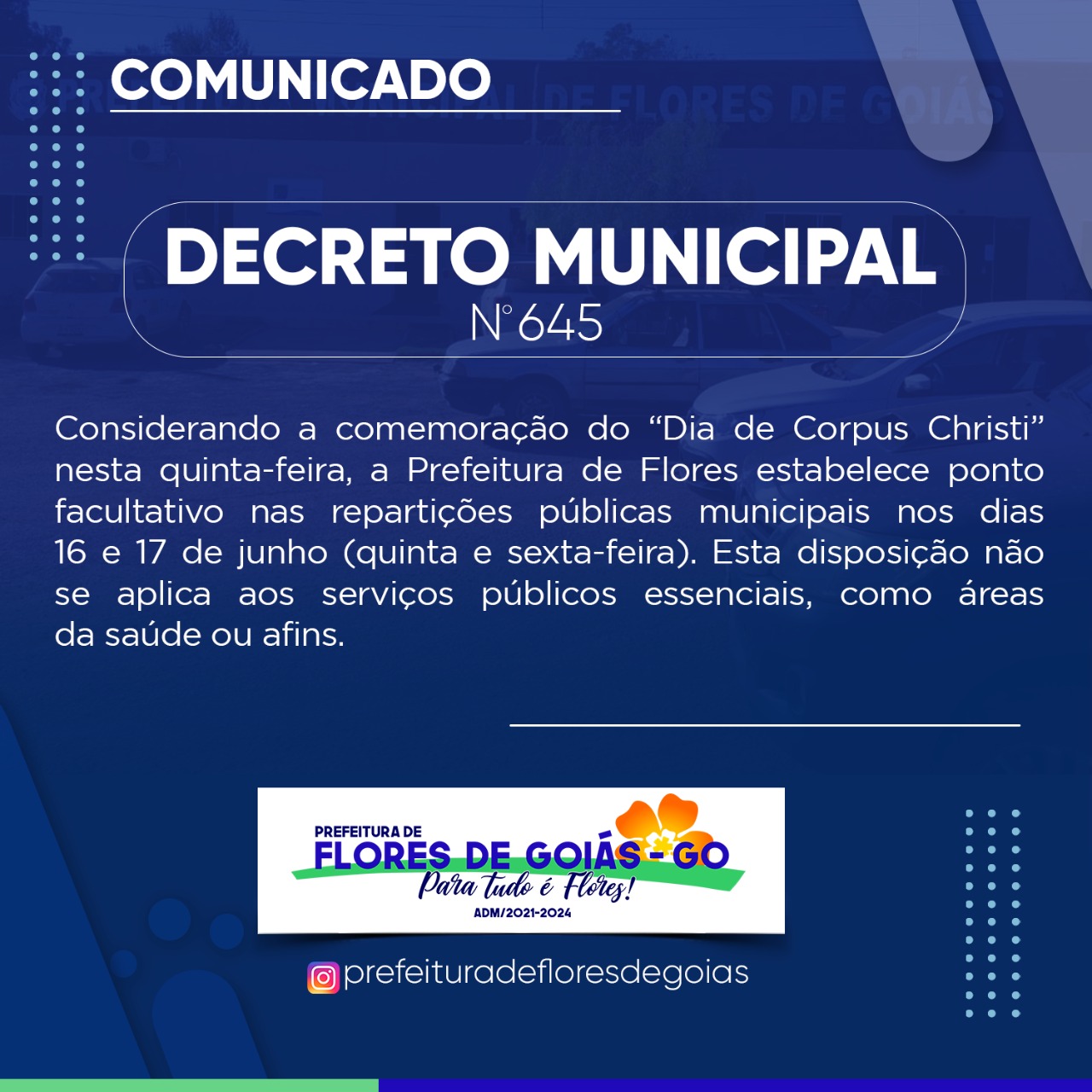 Decreto municipal 645