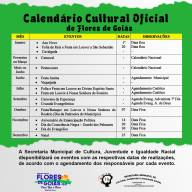 Calendário Cultural Oficial de Flores de Goiás
