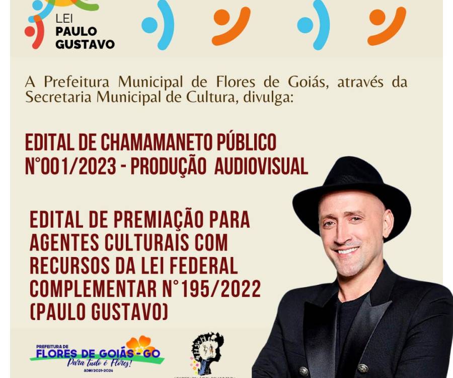 Edital de Chamamento Público Nº 001/2023: Oportunidade para Agentes Culturais na Esteira da Lei Paulo Gustavo
